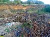 Свалка возле Абинска. Территория свалки расширилась, захватив также территорию карьера