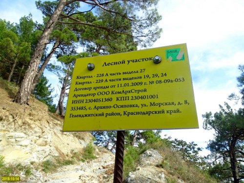 ООО "КомАрхСтрой" - убийца дикой природы Храпаковой щели