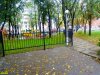 Детская площадка за забором