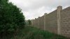 Капитальный забор в селе Мысхако (Новороссийск), перекрывающий доступ к берегу Чёрного моря