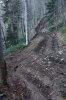 Волок от места рубок под Ивановой поляной (Мезмай)