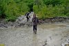 Активисты ЭкоВахты осматривают место, где скоро должен появиться забор