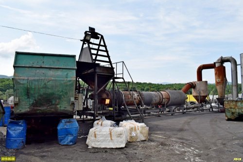 ООО "Ртутная безопасность". Печь для сжигания нефтяных отходов в действии