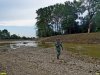 Координатор ЭВСК А.Рудомаха во время инспекции последствий работ по расчистке реки Абин