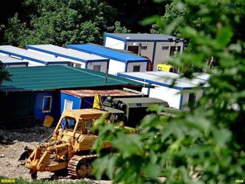 База строителей дороги на Лунную Поляну, организованная на Водопадной поляне