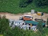 База строителей дороги на Лунную Поляну, организованная на Водопадной поляне