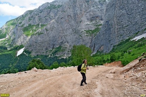 Инспекция субальпийского участка дороги на Лунную Поляну