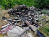 Несанкционированная свалка отходов в Геленджике на участке 23:40:0000000:4049