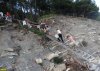 Весь собранный на берегу мусор был поднят наверх и затем вывезен в Архипо-Осиповку