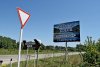 Поворот на Калужское озеро с трассы дороги Новодмитриевская-Калужская