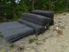 Сетка для габионов вдоль трассы газопровода