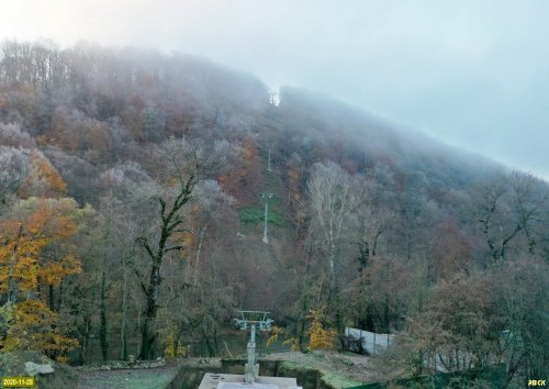Канатная дорога на хребте Котх