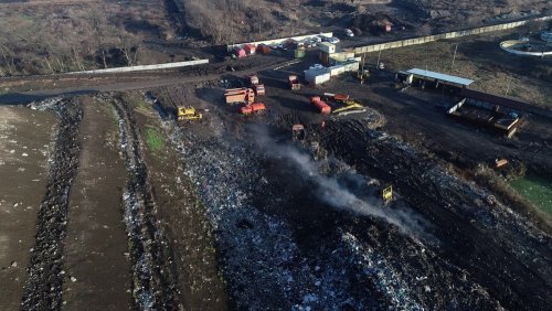 Расчистка участка территории Динской свалки под размещение "перегрузочной площадки"