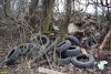 Свалка отходов возле станицы Пластуновской захватила участок леса