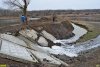 Самовольно построенная дамба на реке Сосыка возле хутора Новый (Павловский район)