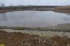 Река Сосыка ниже дамбы. Ещё недавно её русло было полностью сухим из-за сверхнормативного забора воды для орошения