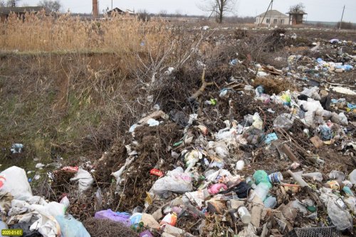 Свалка в районе села Новопавловка