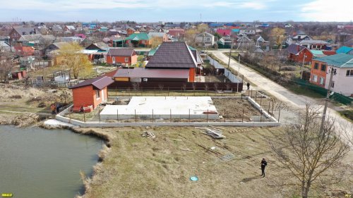 Берег озера на ул.Кочубея в ст.Северской захвачен под частное строительство