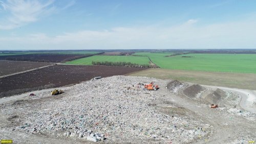 Верхняя карта полигона ТКО возле хутора Копанской
