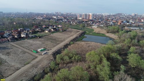 Под застройку Зелёного острова в Краснодаре (юридически в Тахтамукайском районе Адыгеи) засыпана часть русла старицы реки Кубани