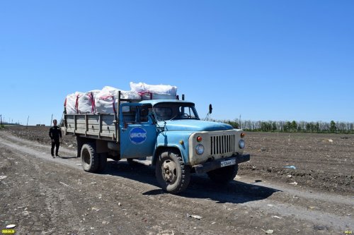 Машина Северской районной администрации привезла на свалку несанкционированный мусор