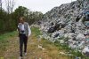 Гражданский активист Евгений Паршин на инспекции Апшеронской районной свалки ТБО