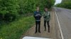 Активисты ЭВСК рядом с заводом медотходов в Горячем Ключе, деятельность которого была прекращена в связи с нарушениями