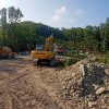 Горячий Ключ. База строителей канатной дороги на хребте Котх