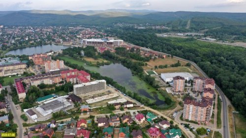 Застройка города Горячий Ключ (Краснодарский край)
