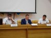 В президиуме вице-губернатор Сергей Болдин, руководитель краевого ДИО Александр Шеин, глава Северского района Адам Джарим