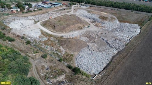 Каневская свалка вид сверху с другого ракурса