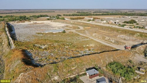 Ленинградская свалка вид сверху с другого ракурса