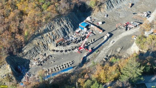 Стройплощадка новой очереди коттеджного поселка "Русское море"