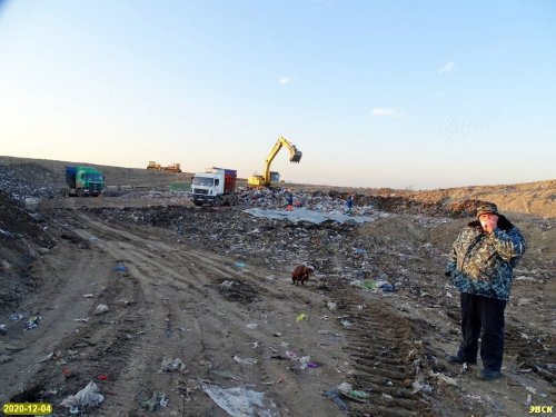 Перегрузочную площадку на Динской свалке ТКО организовали к приезду вице-губернатора и представителей ЭВСК