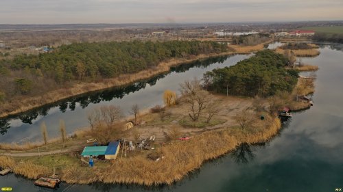 Видны все четыре кластера памятника природы "Насаждение сосны крымской" (51 га)