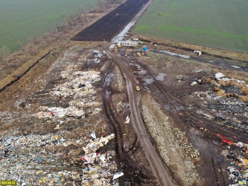 На Двубратской свалке ТКО незаконно размещается несортированный мусор