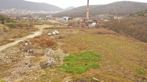 Незаконная свалка в Сукко (Анапа) начинается от последней стройплощадки