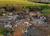 Свалка отходов возле Холмской примыкает к лесным насаждениям и возделываемым сельхозугодьям