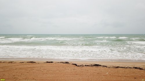 Чёрное море на Благовещенской косе