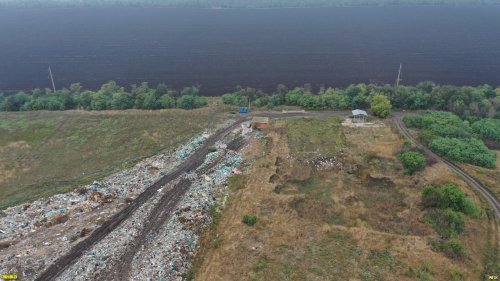Въезд на незаконно работающую Кореновскую районную свалку ТКО 