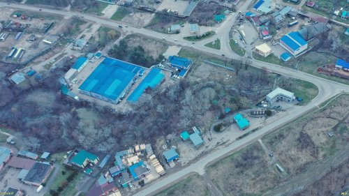Зелёная зона в м/к Развилка (11) в Горячем Ключе вдоль Кунпанова ручья