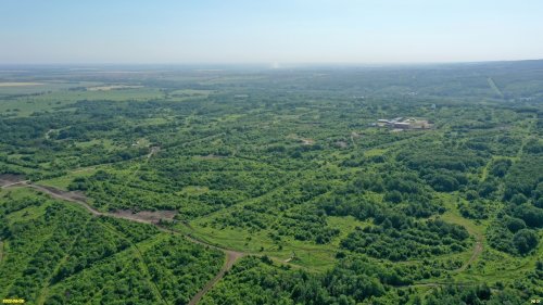 Холмский лесопарк, вид с запада, со стороны станицы Холмской