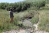 Координатор ЭВСК А.Рудомаха возле сероводородного источника в районе Вулкана Пеклы
