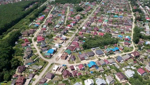 Зелёная зона в м/к Развилка (6) в Горячем Ключе