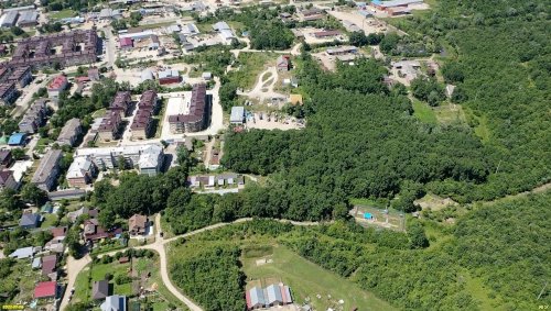 Зелёная зона в м/к Развилка (9) в Горячем Ключе