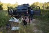 Привал во время обследования Урочища Горки 