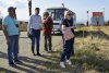 Участники совещания возле перспективной ООПТ Лес над Голубицким озером