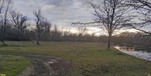 Зимний закат в перспективной ООПТ Урочище Плиты