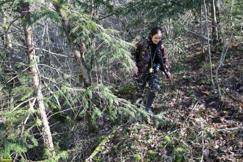 Среди краснокнижного тиса ягодного во время обследования перспективной ООПТ "Лес над селом Бжид"