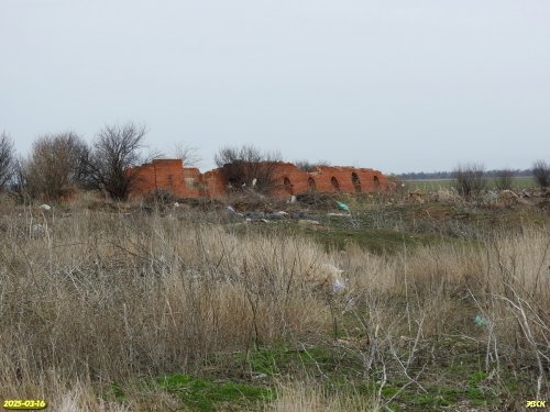 Остатки старой крепости в перспективной ООПТ Камышеватский высокий берег